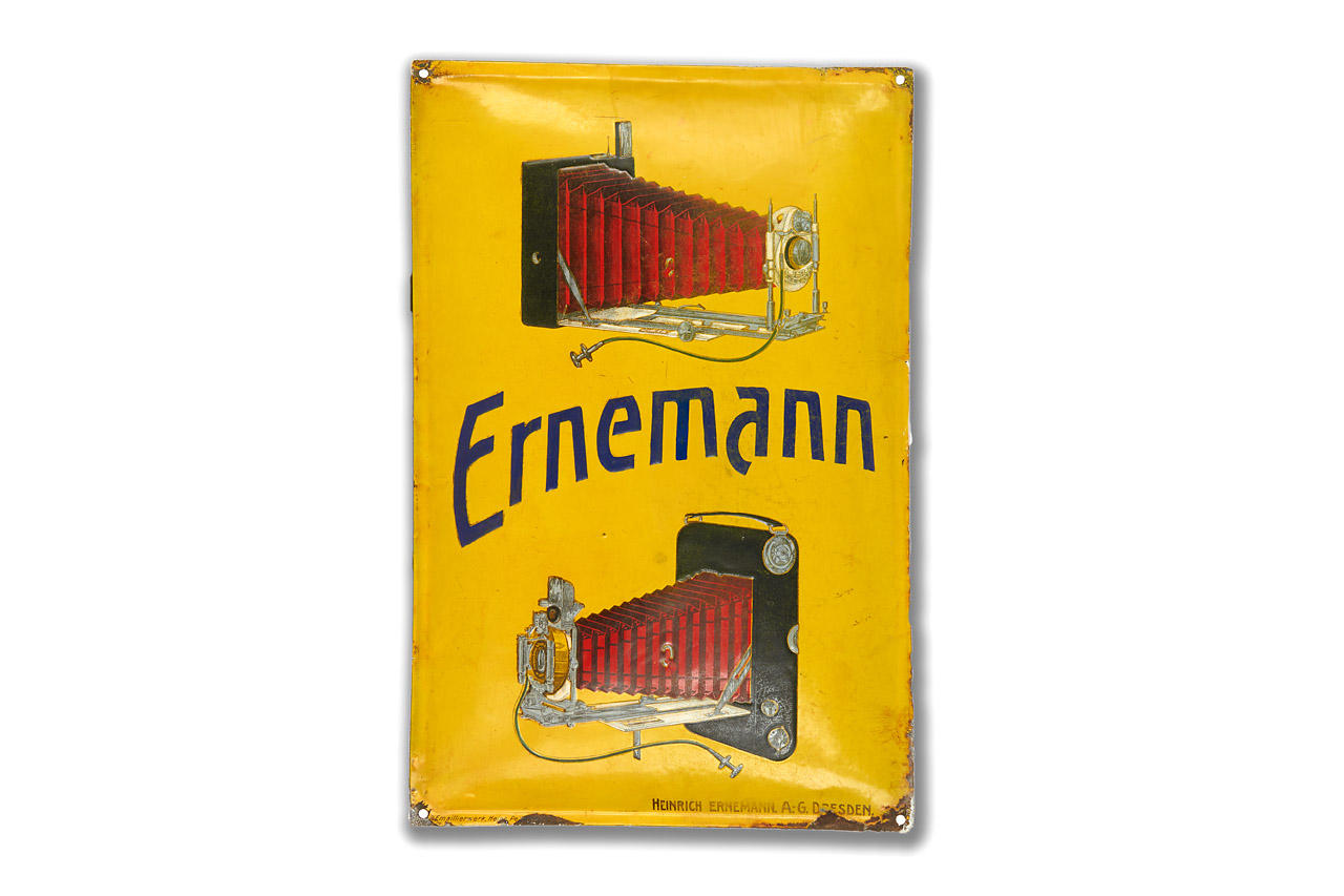 Ernemann Enamel Plate