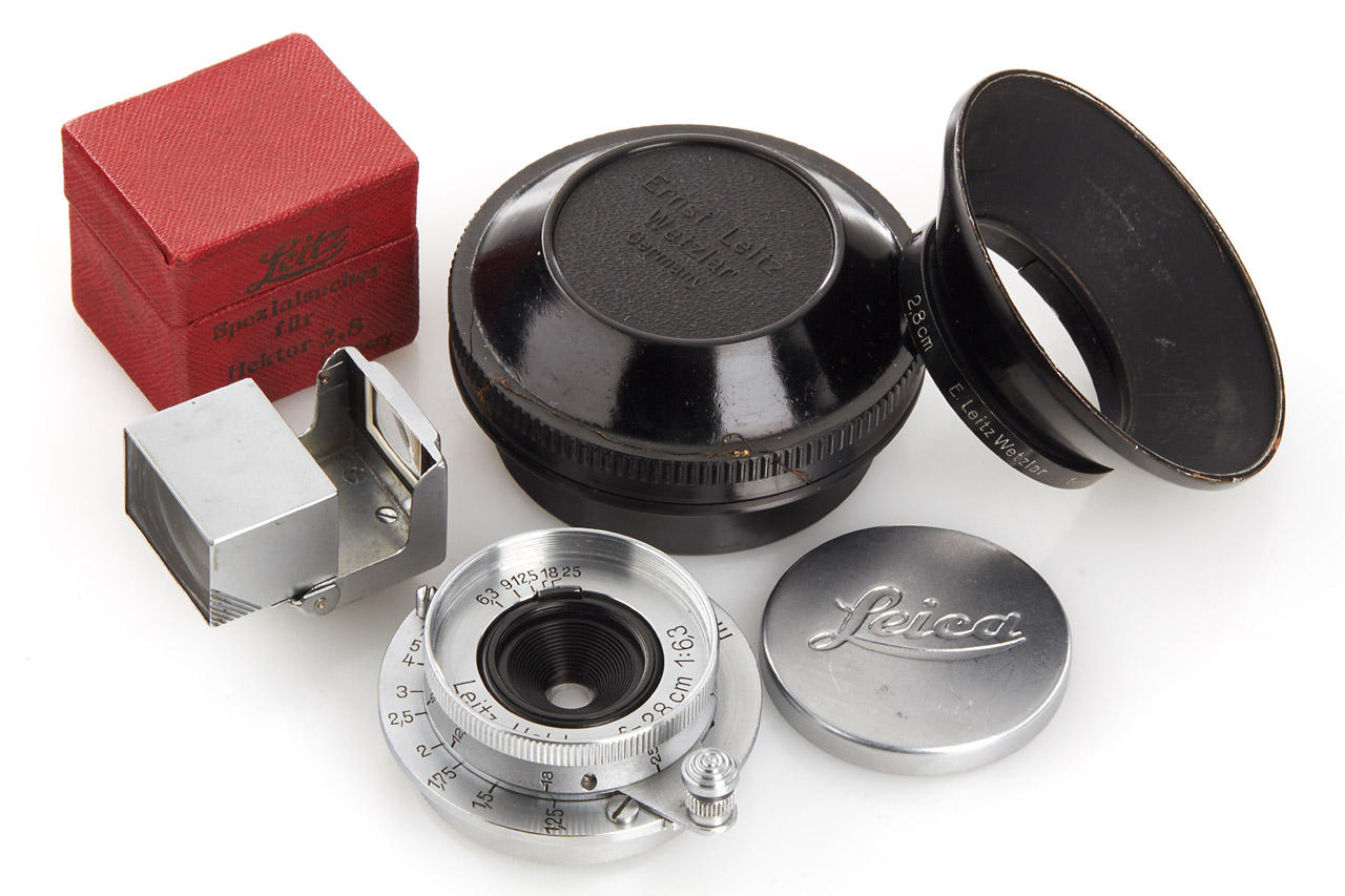 Hektor 6.3/2.8cm chrome set