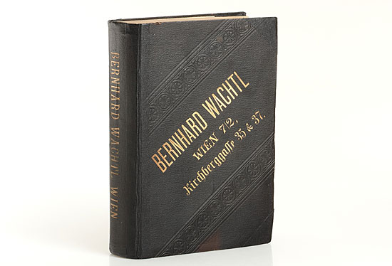 Bernhard Wachtl Catalogue 1903