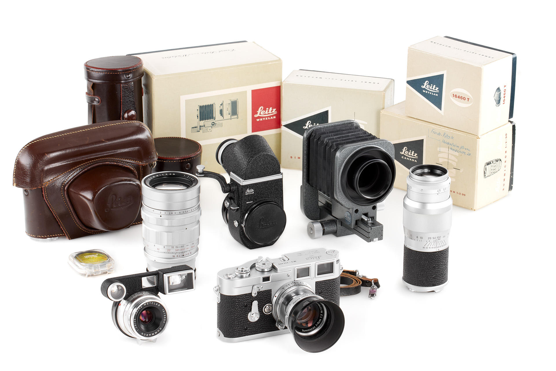 Leica M3 chrome Double Stroke outfit Leica M3 chrome Double Stroke outfit