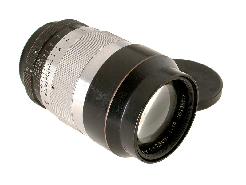 HEKTOR 1,9/7,3 cm HEGRA schwarz/chrom