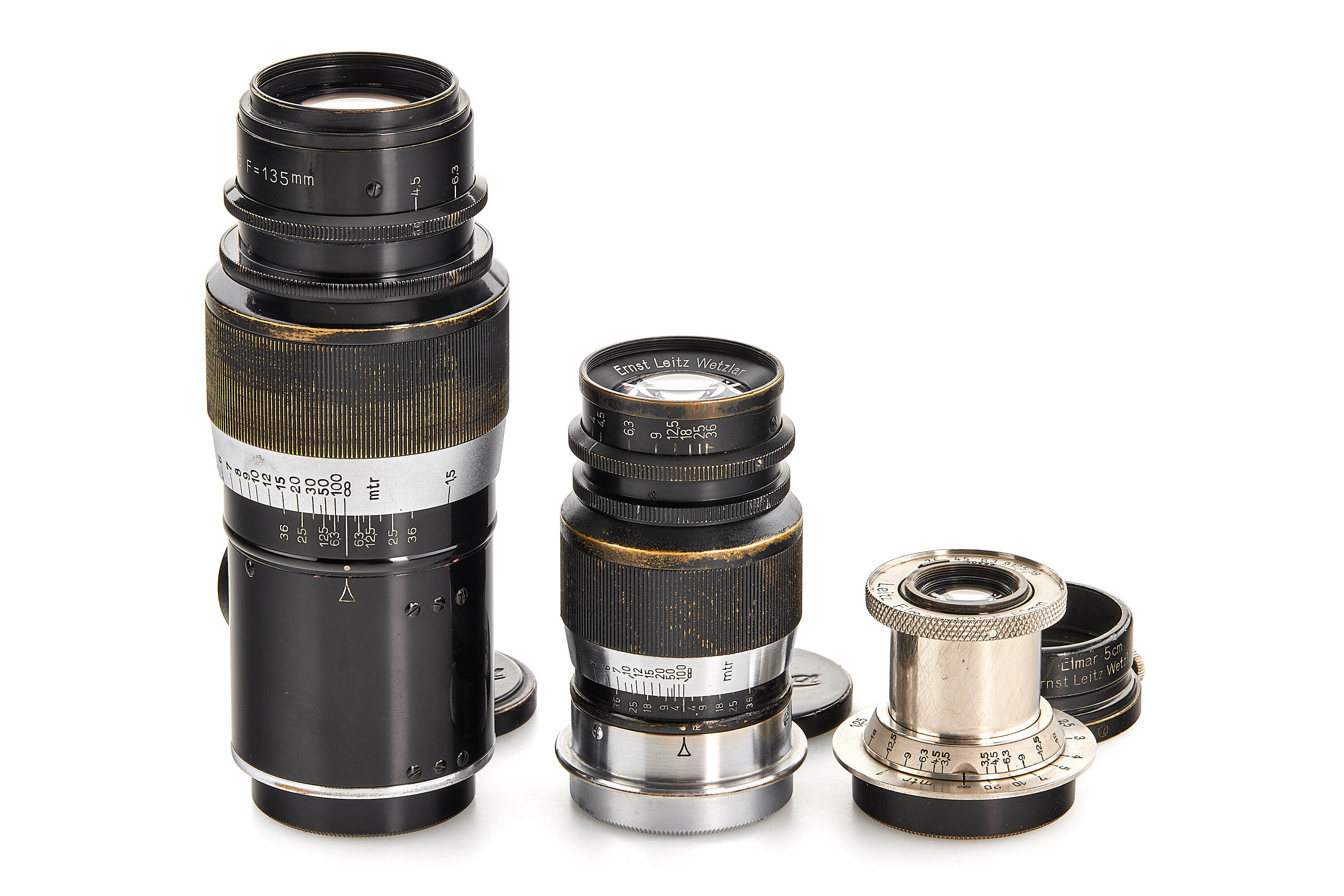 Leica M39 Elmar Lenses Set