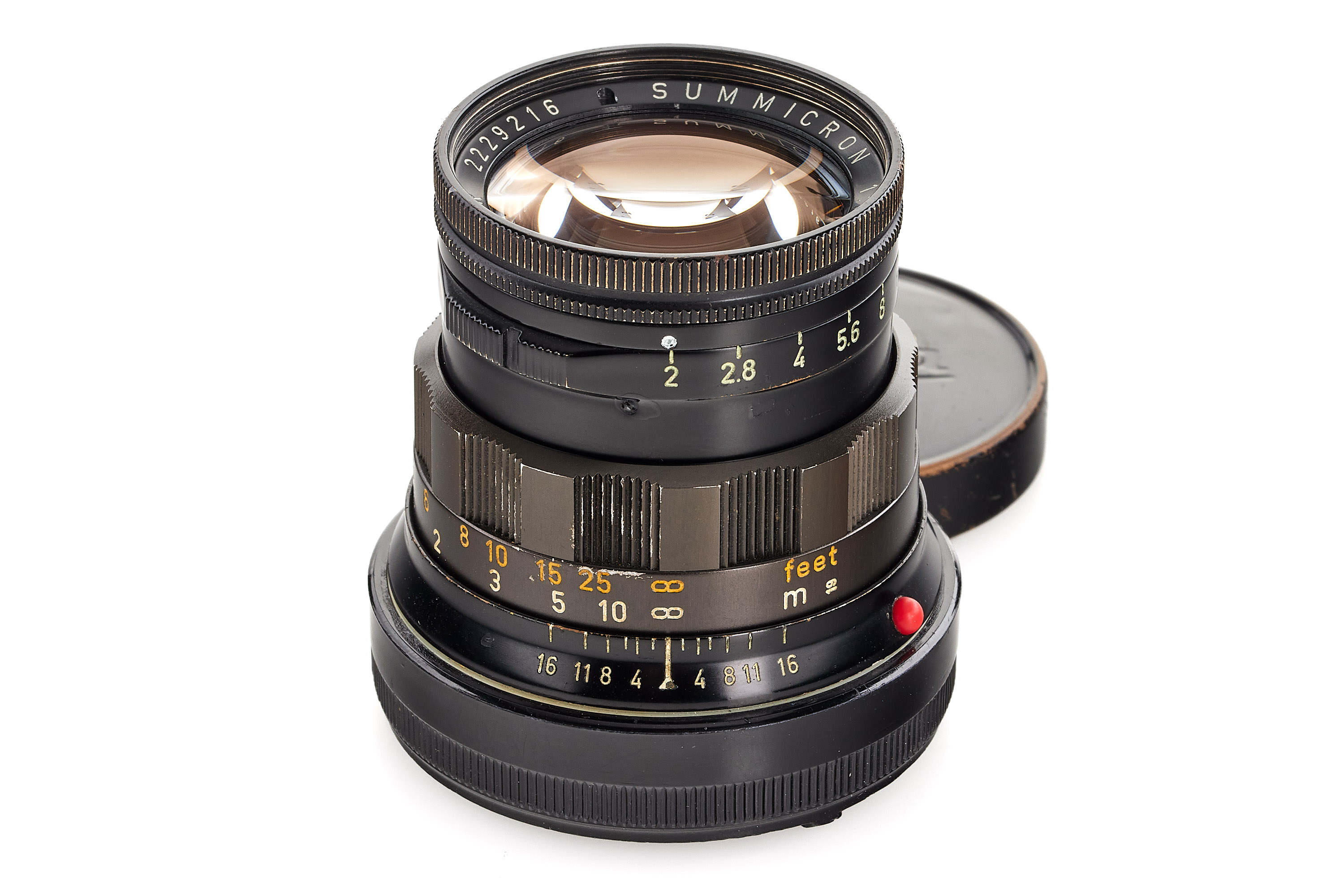 Summicron 2/50mm black paint *