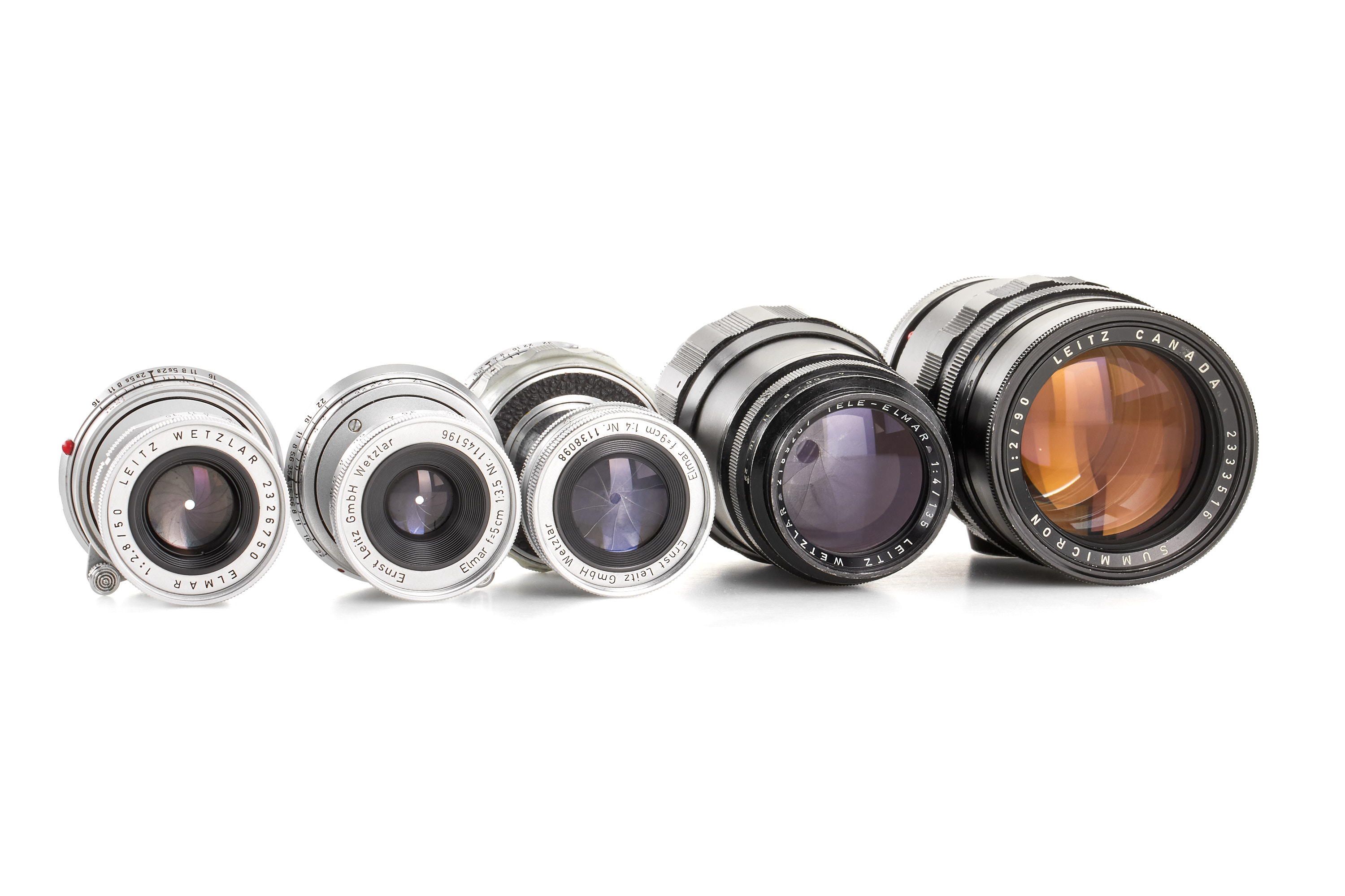 Leica M Lenses Set
