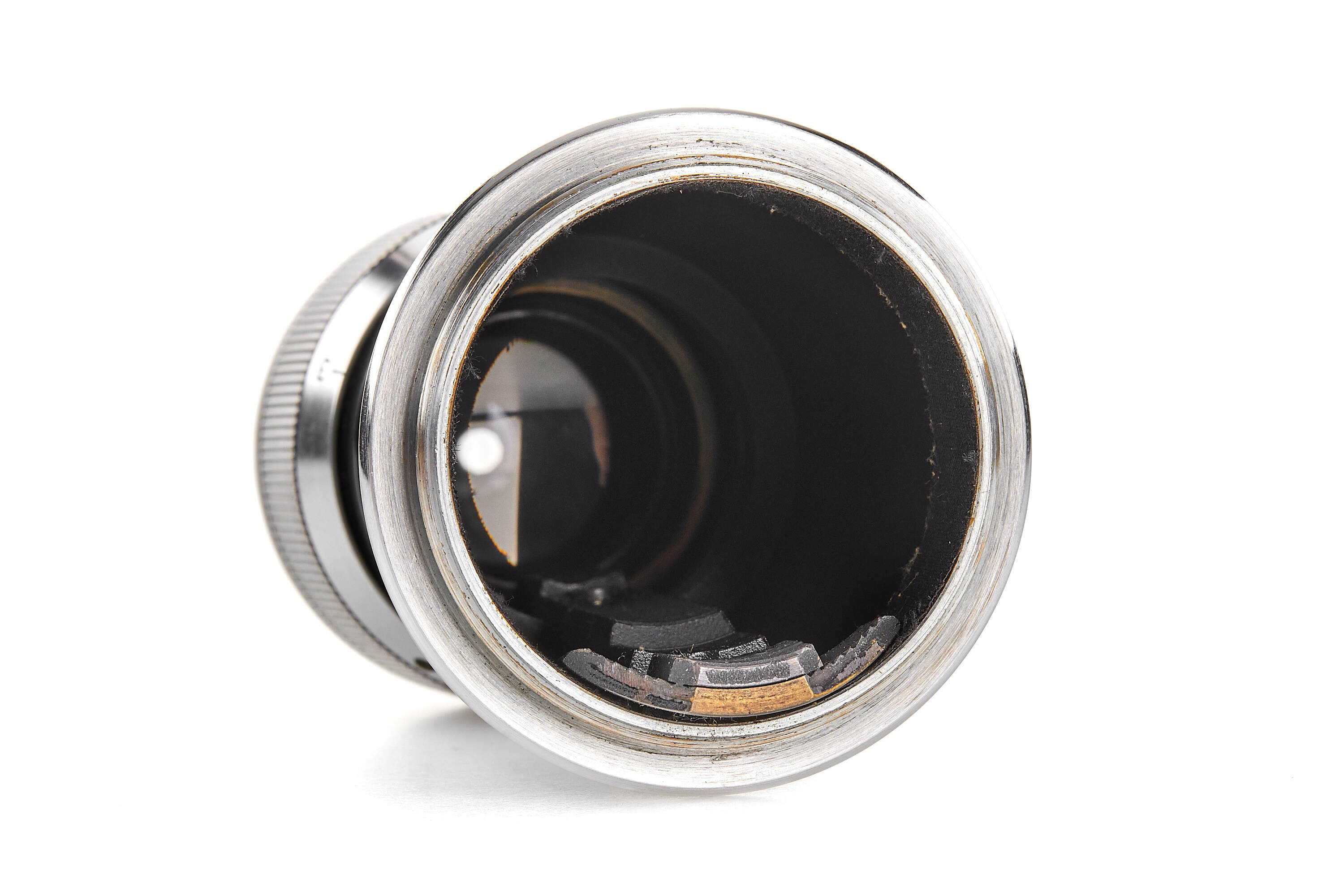 Elmar 6.3/10.5cm black/chrome