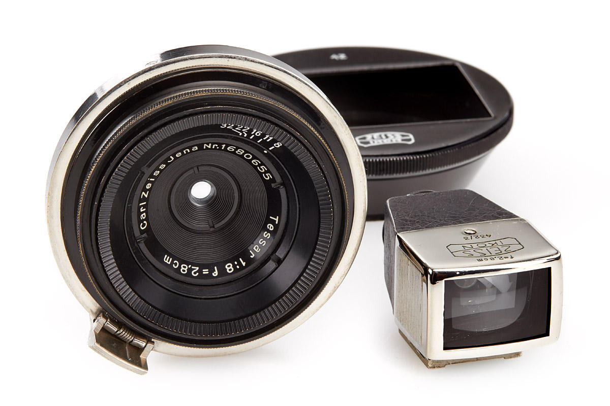 Carl Zeiss Jena 8/2.8cm Tessar black/nickel