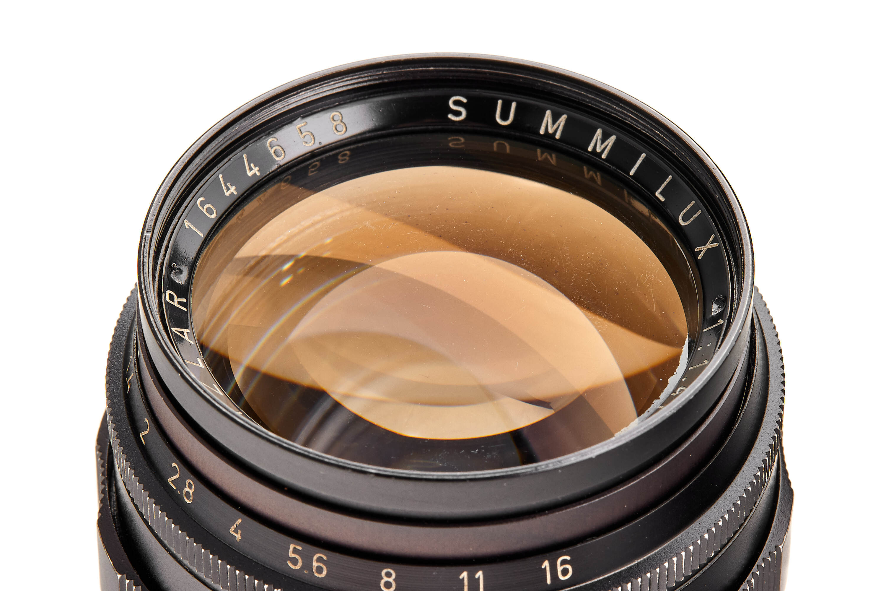 Summilux 1.4/50mm black paint / brass mount *