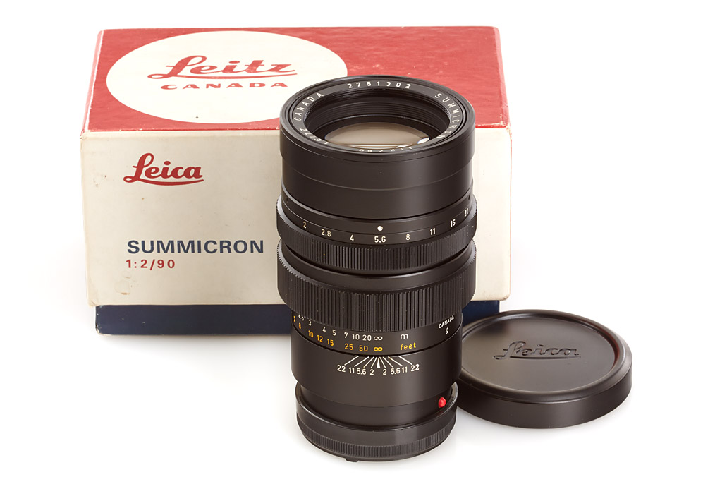 Summicron 2/90mm black