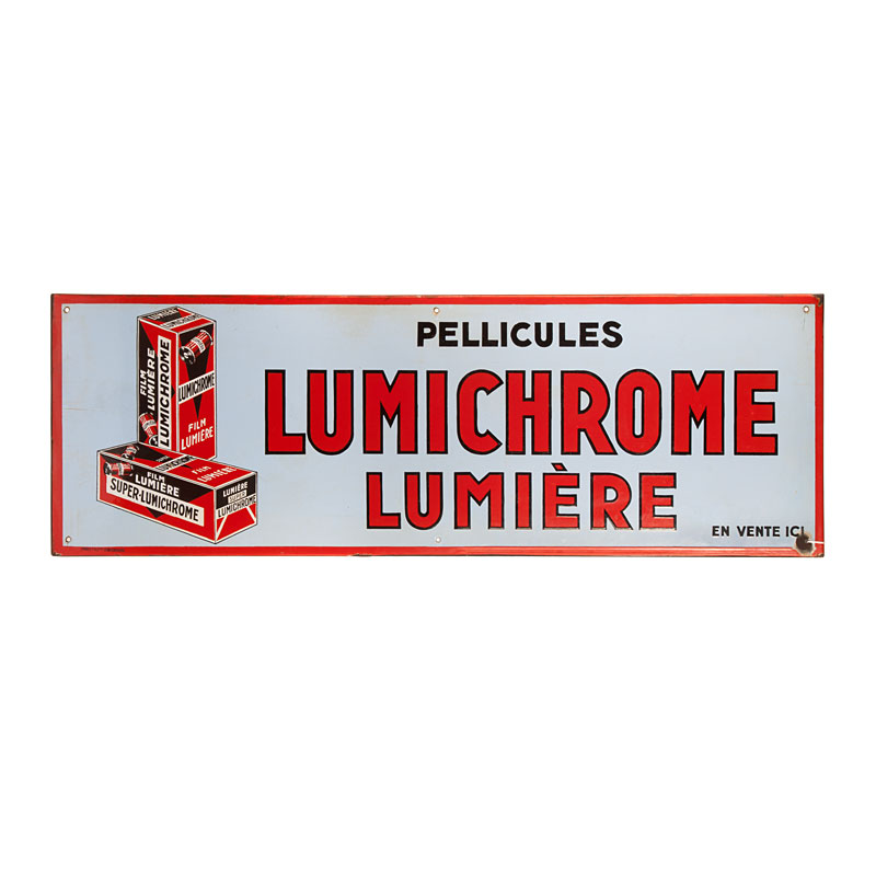 Lumiere Enamel Sign