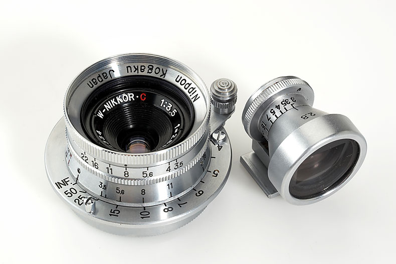 Nippon-Kogaku Japan  W-Nikkor C  3.5/2.8cm Nippon-Kogaku Japan  W-Nikkor C  3.5/2.8cm