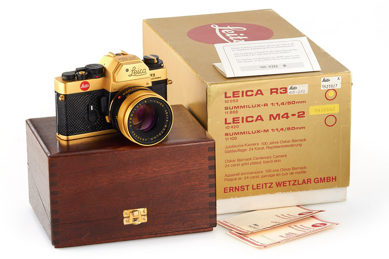 Leica R3 Gold 'Oskar Barnack' *