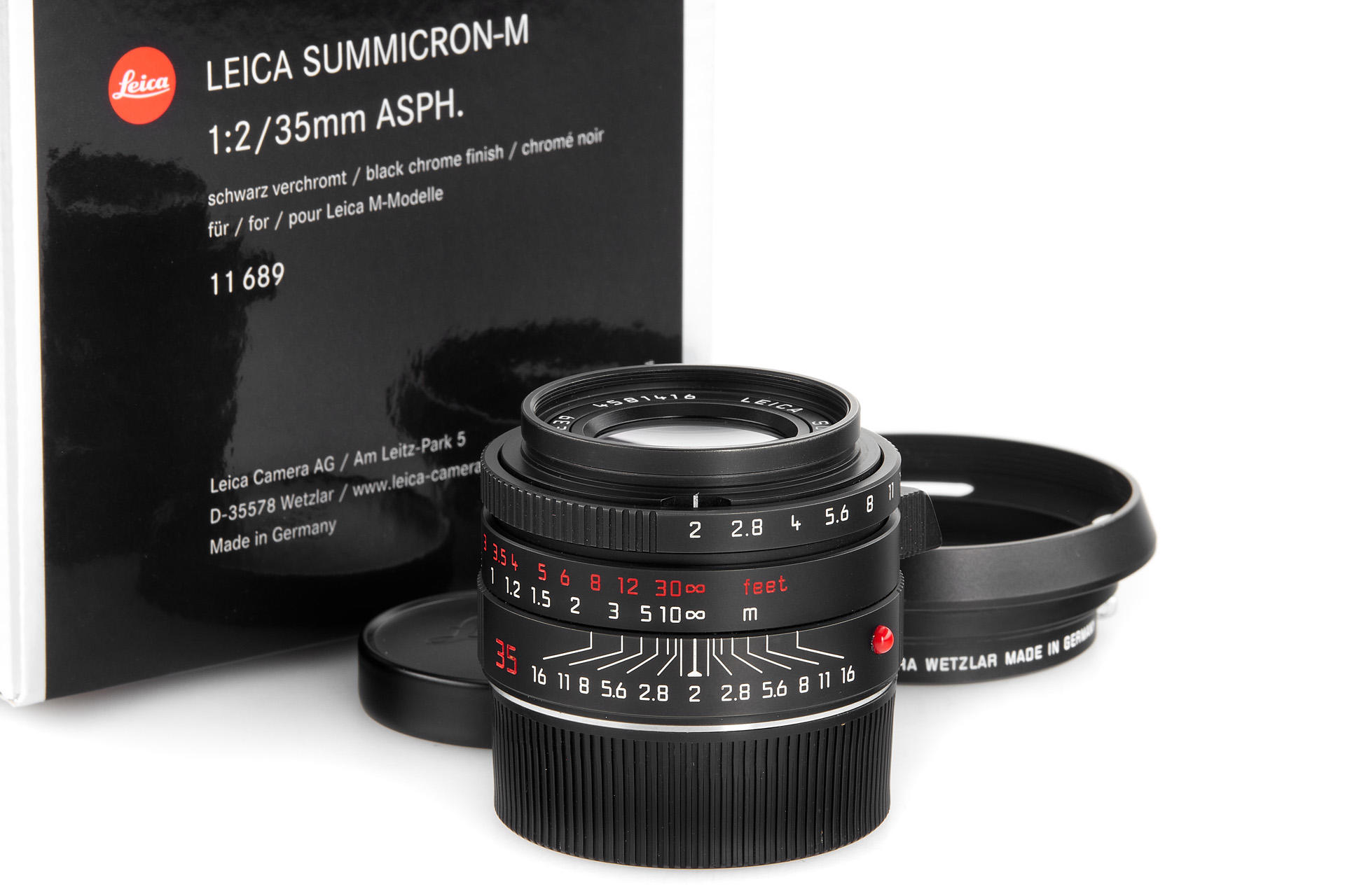 Summicron-M 2/35mm ASPH. 11689 black chrome * Summicron-M 2/35mm ASPH. 11689 black chrome *