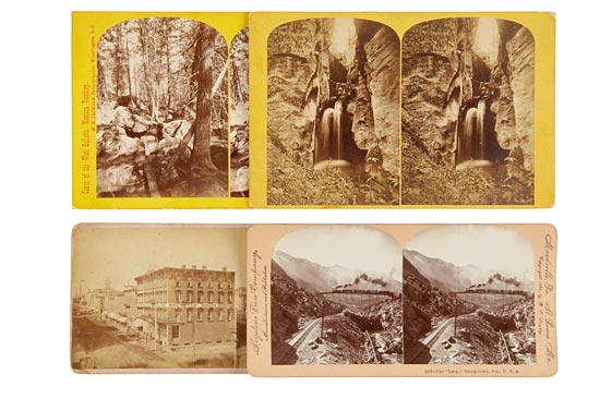 Approx. 75 Stereographs - Mid-West & Western United States