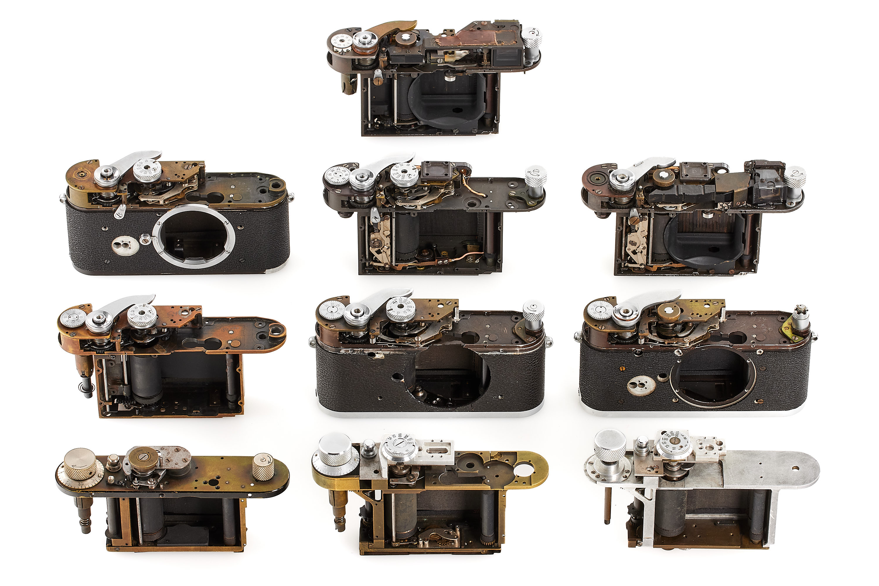Leica IV to M series Collection of Prototypes Leica IV to M series Collection of Prototypes