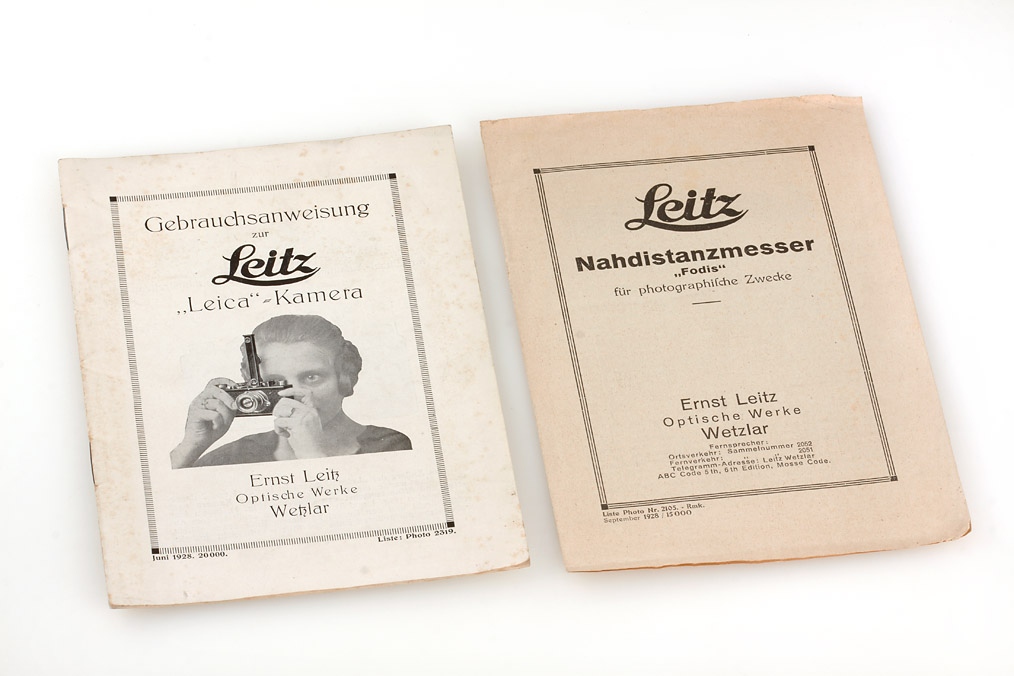 Gebrauchsanweisung zur Leitz 'Leica'-Kamera