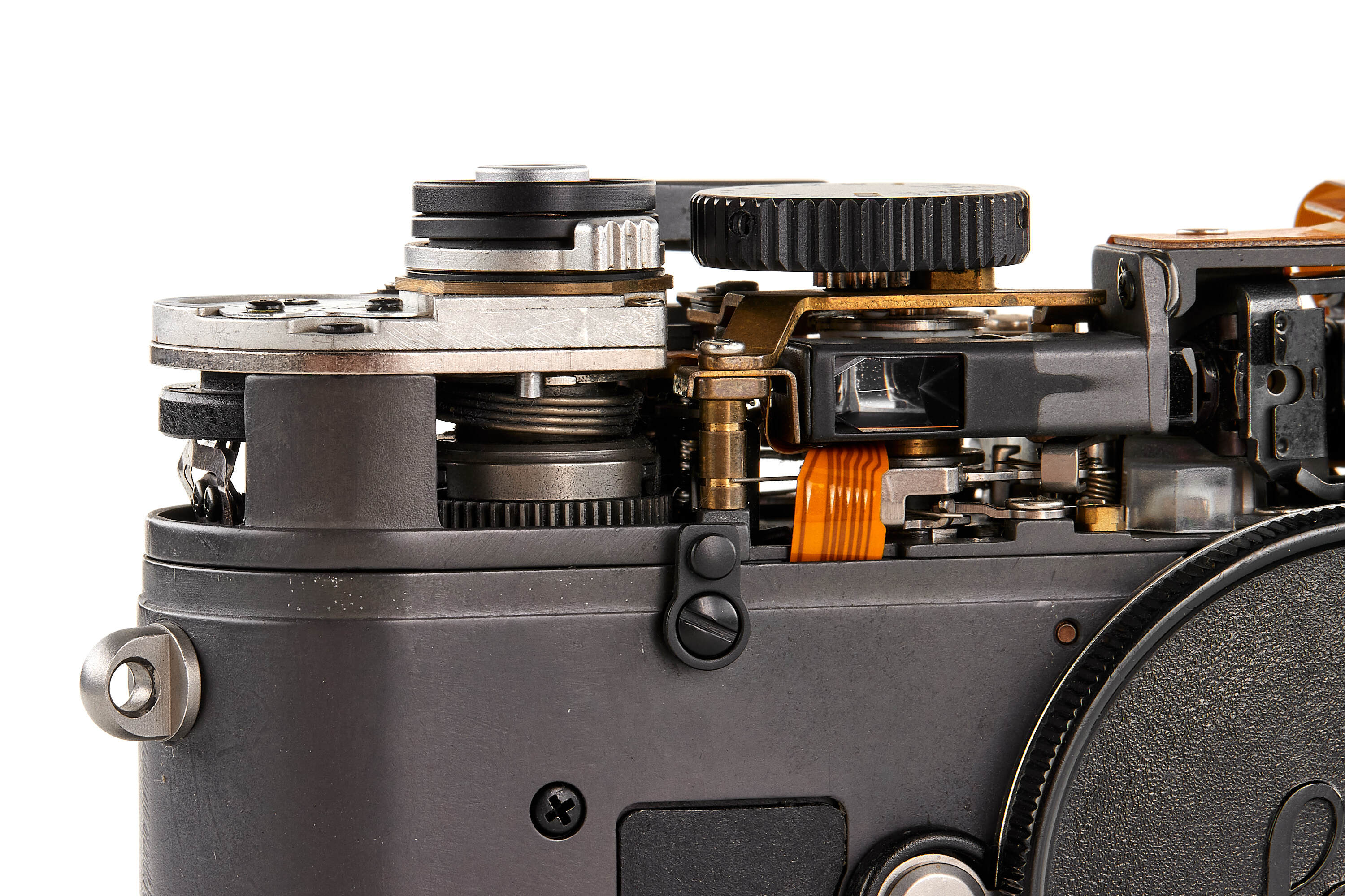 Leica M7 black cut-away model