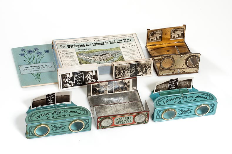 Adverising Pocket Folding Stereoscopes (various)