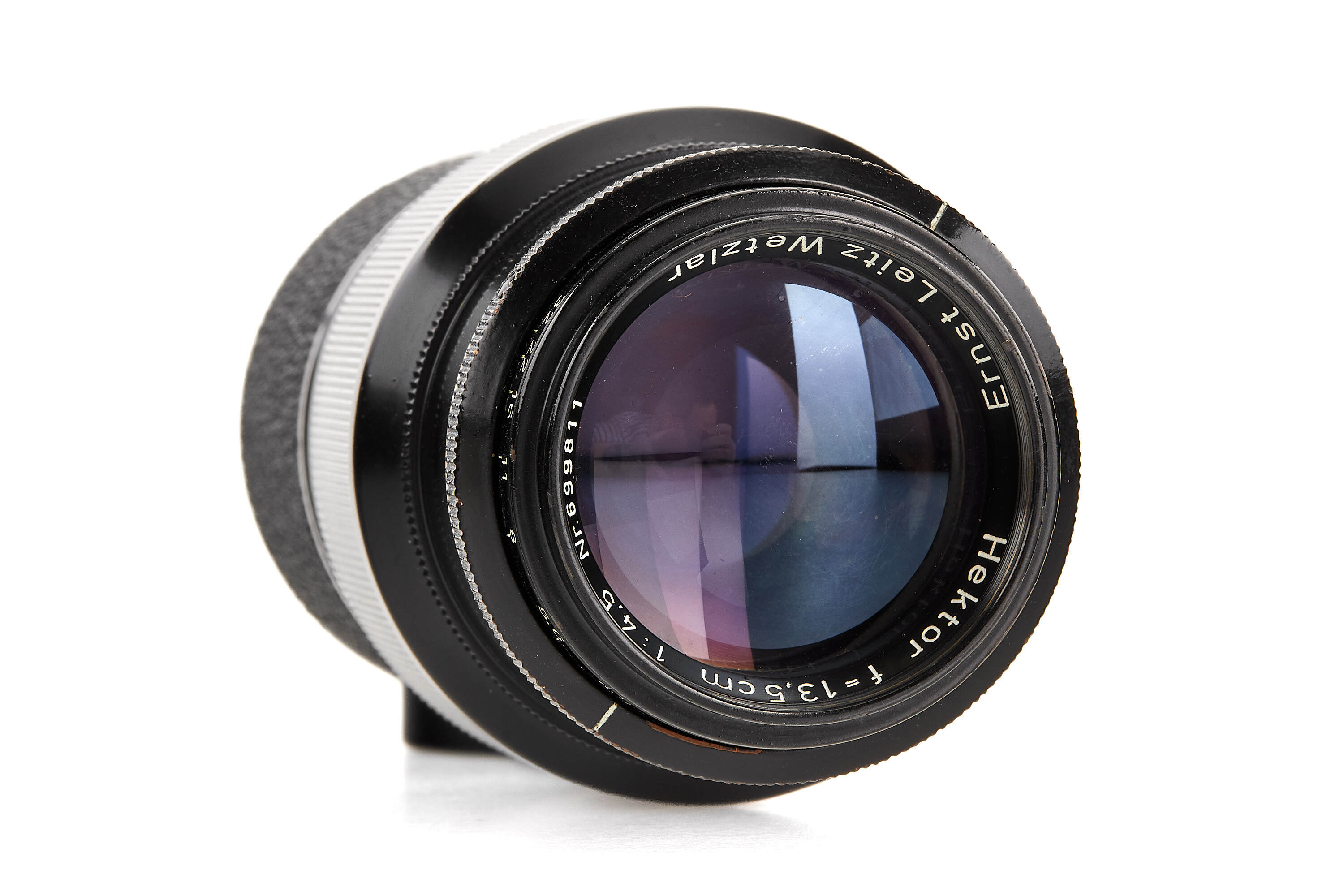 Hektor 4.5/13.5cm black/chrome