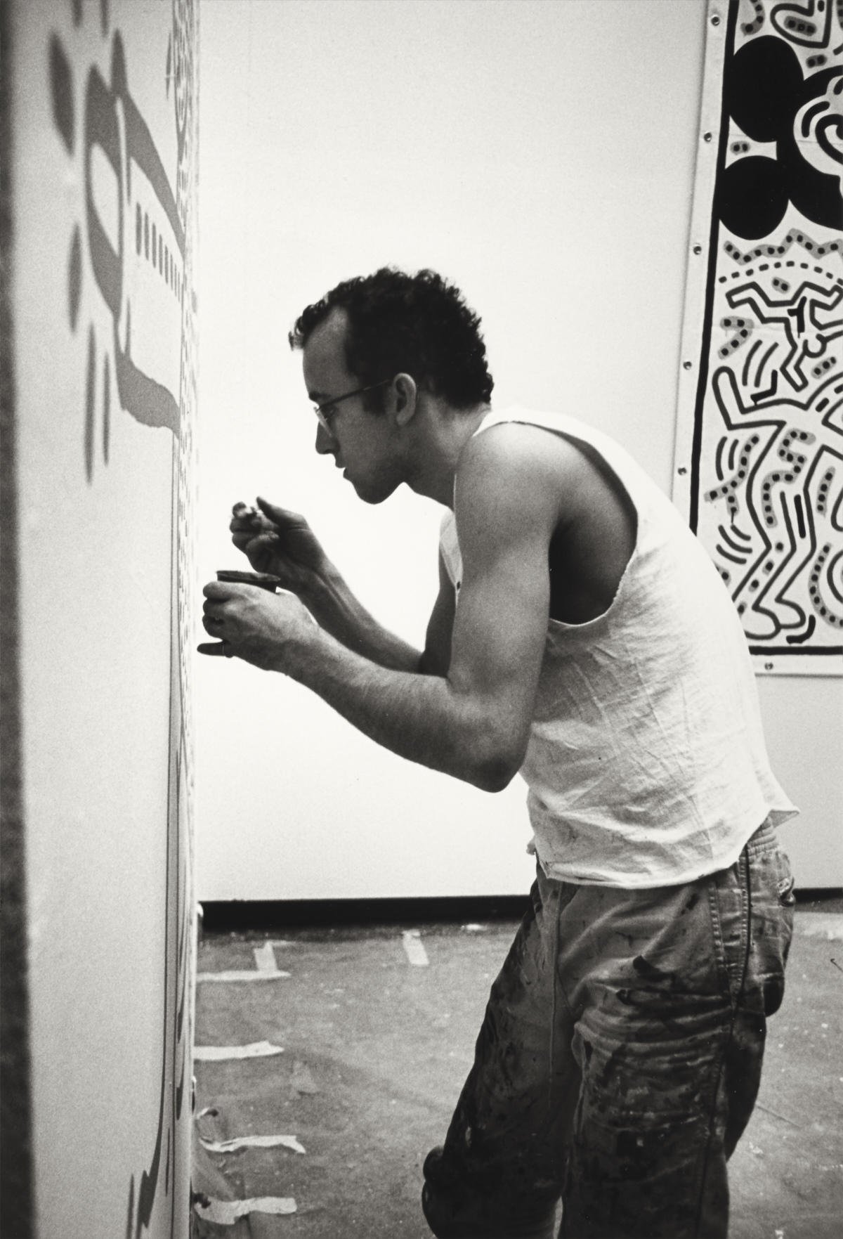 PETER BAUM (* 1939) Keith Haring, Venice Biennale 1984