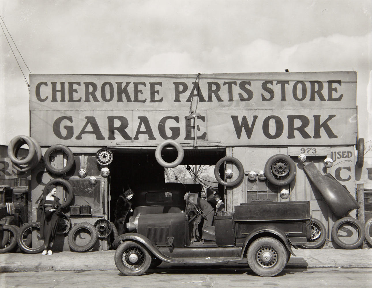 WALKER EVANS (1903–1975) ‘Auto parts shop. Atlanta’, Georgia March 1936