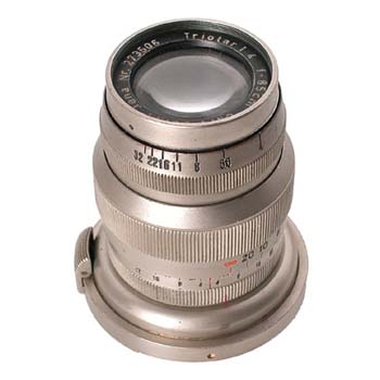 Carl Zeiss Jena   Triotar 4/8.5cm nickel