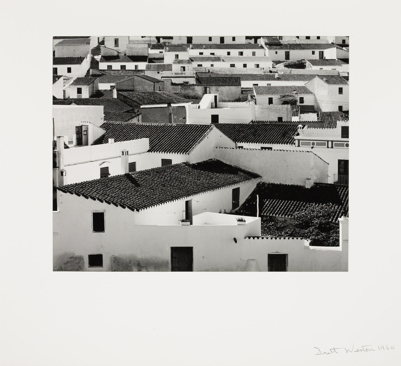 BRETT WESTON (1911–1993) Rooftops, Spain 1960