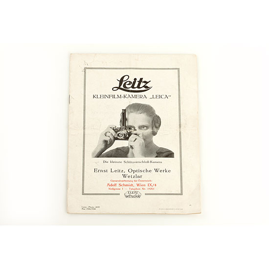 Leitz Kleinfilmkamera 'Leica' Broschüre