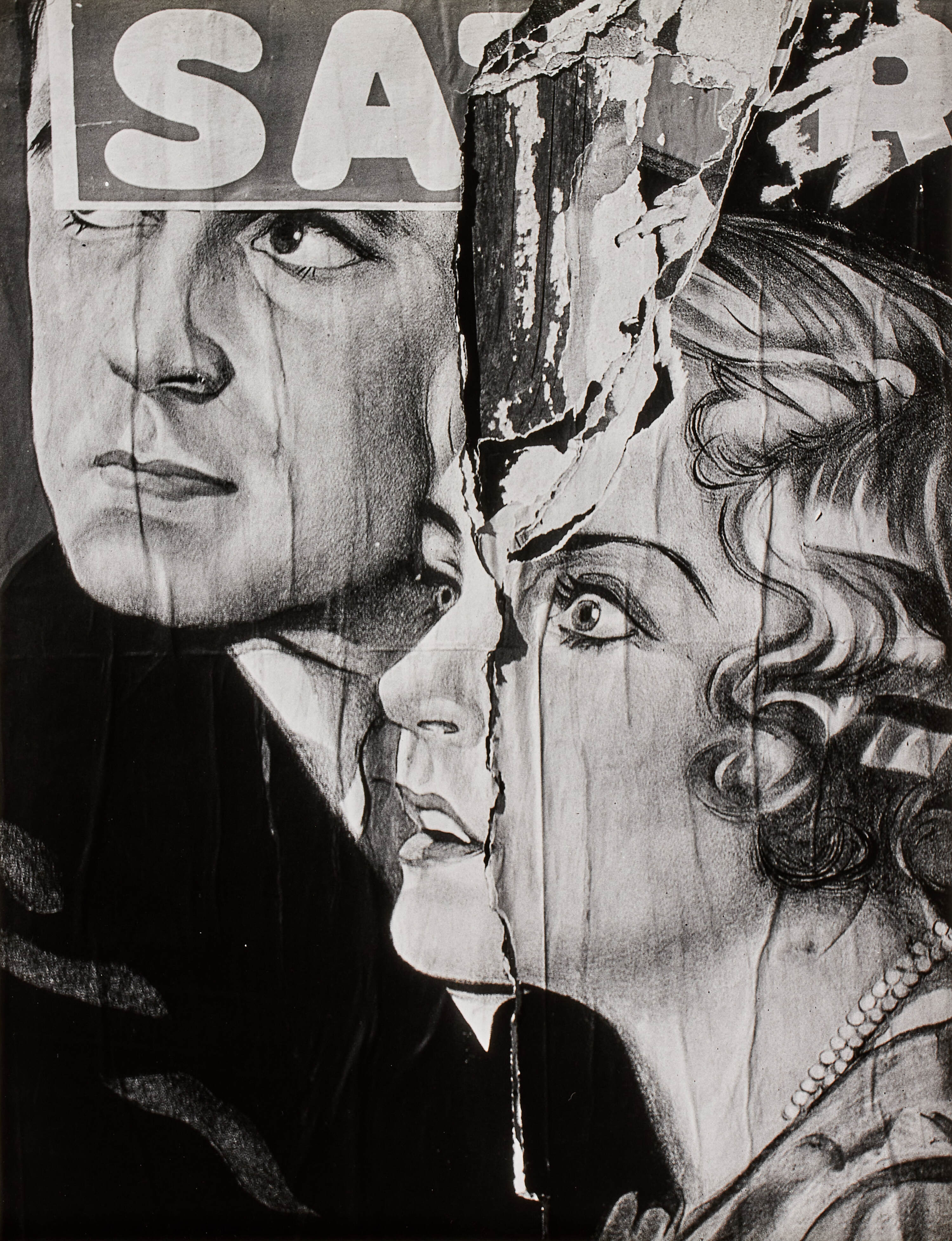 WALKER EVANS (1903–1975) - Torn Movie Poster, 1930*