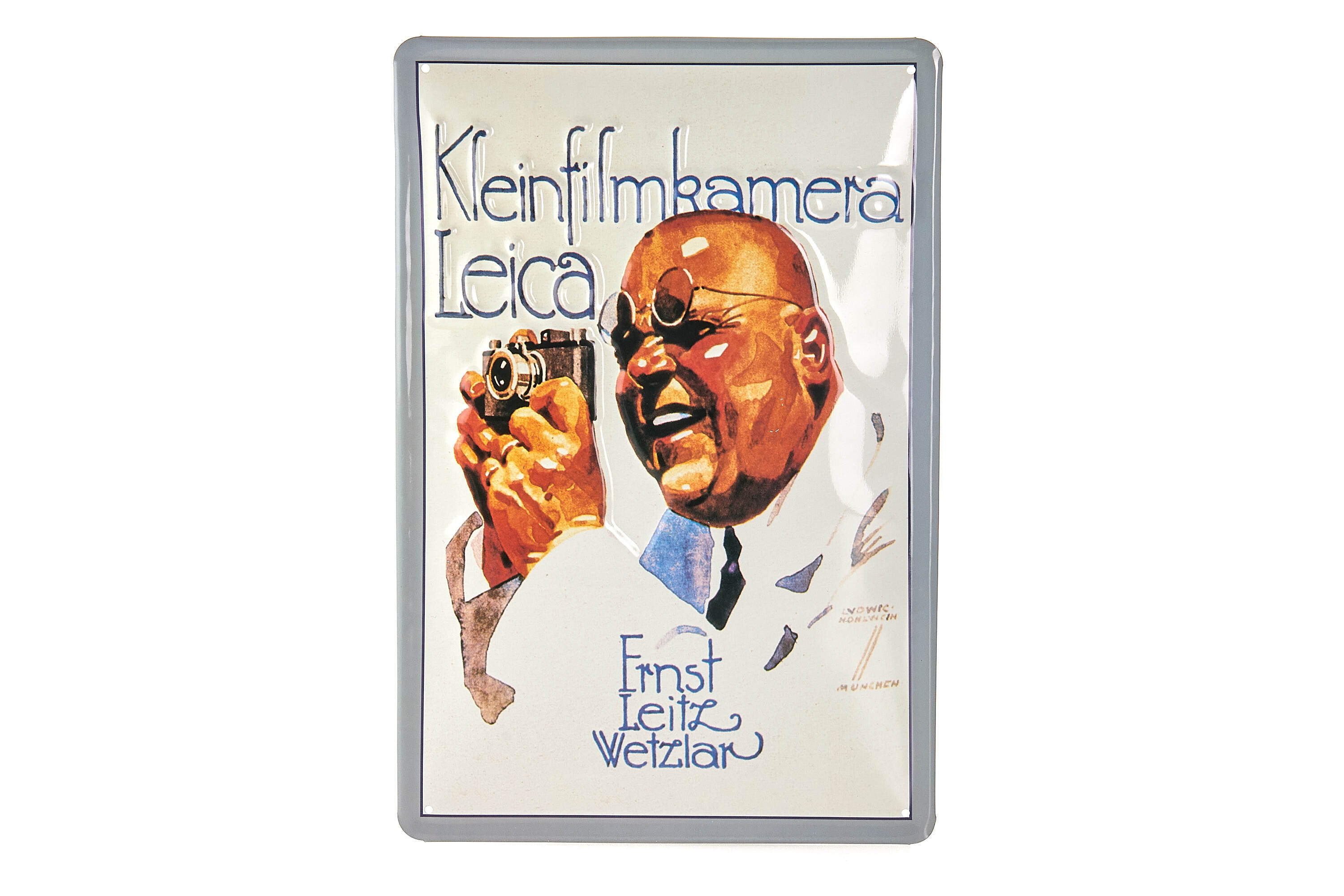 'Kleinfilmkamera Leica' Advertising Replica