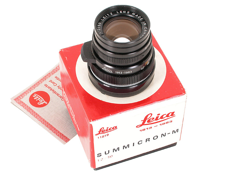 Summicron-M  2/50mm 1913-1983