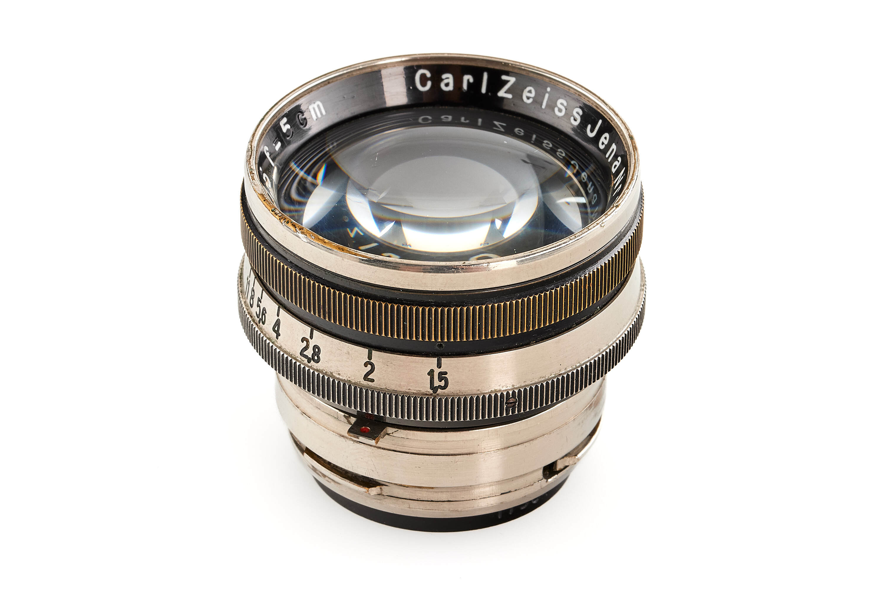 Carl Zeiss Jena f. Contax Sonnar 1.5/5cm nickel * Carl Zeiss Jena f. Contax Sonnar 1.5/5cm nickel *