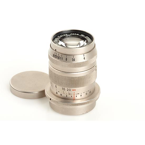 Carl Zeiss Jena Triotar 4/8.5cm nickel