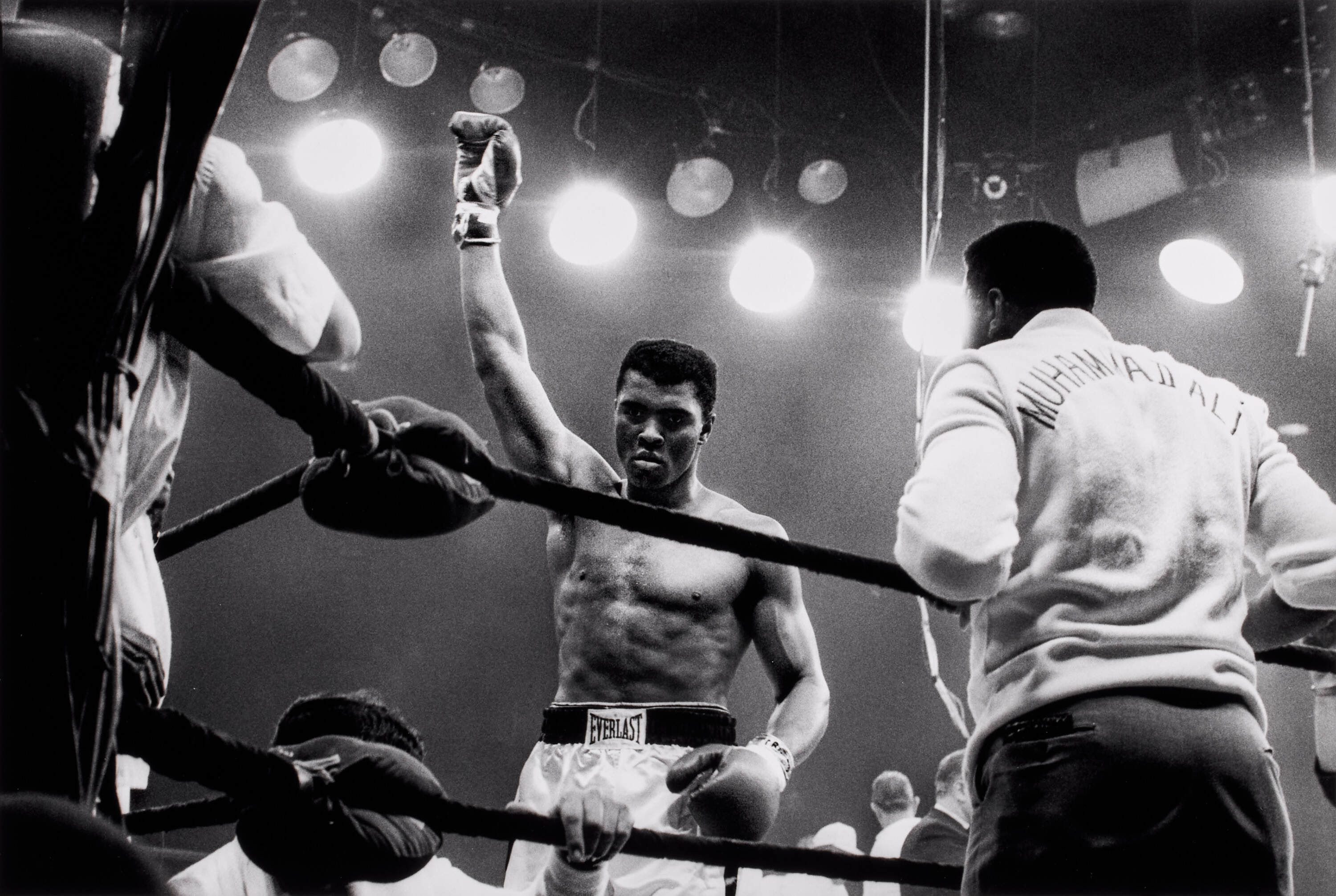 HOWARD L. BINGHAM (1939- 2016) - Muhammed Ali after knocking Sonny Liston, 1965