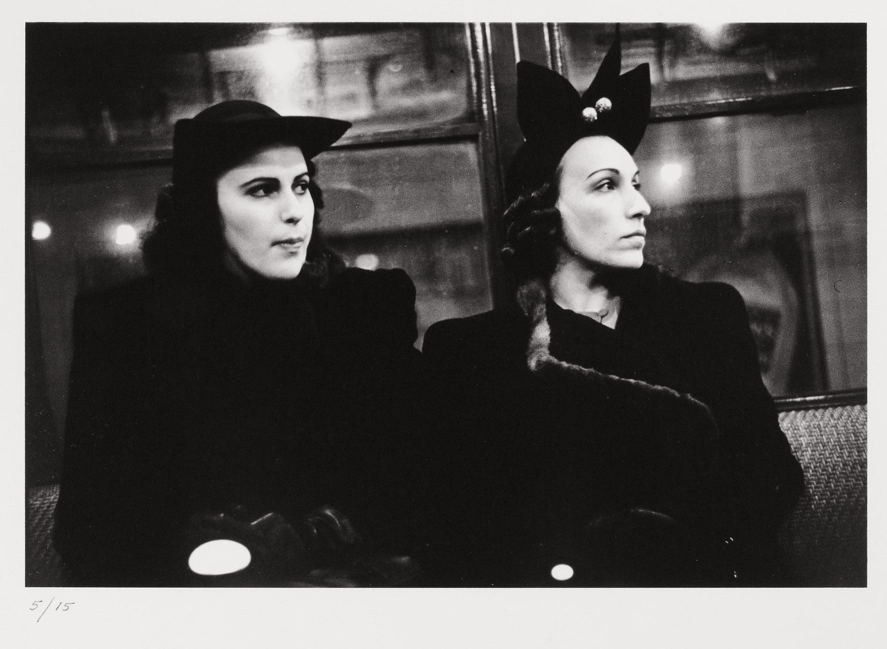 WALKER EVANS (1903–1975) Subway Portrait, New York 1938