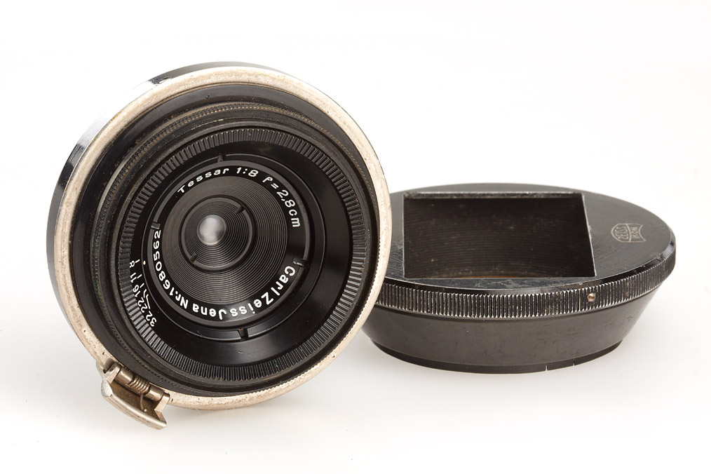 Carl Zeiss Jena Tessar 8/2.8cm black/nickel