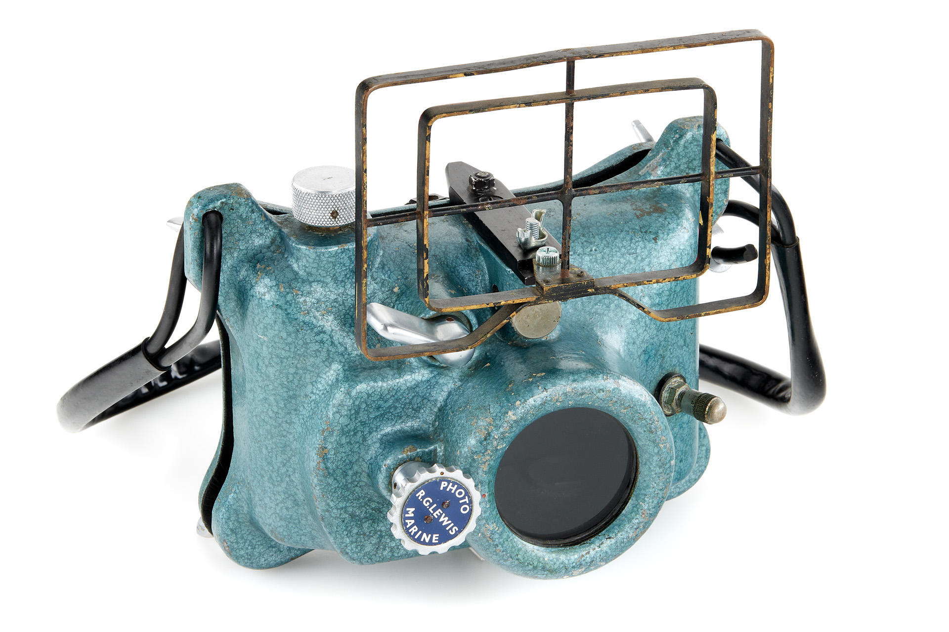 R.G. Lewis for Leica Photo-Marine blue hammertone paint R.G. Lewis for Leica Photo-Marine blue hammertone paint