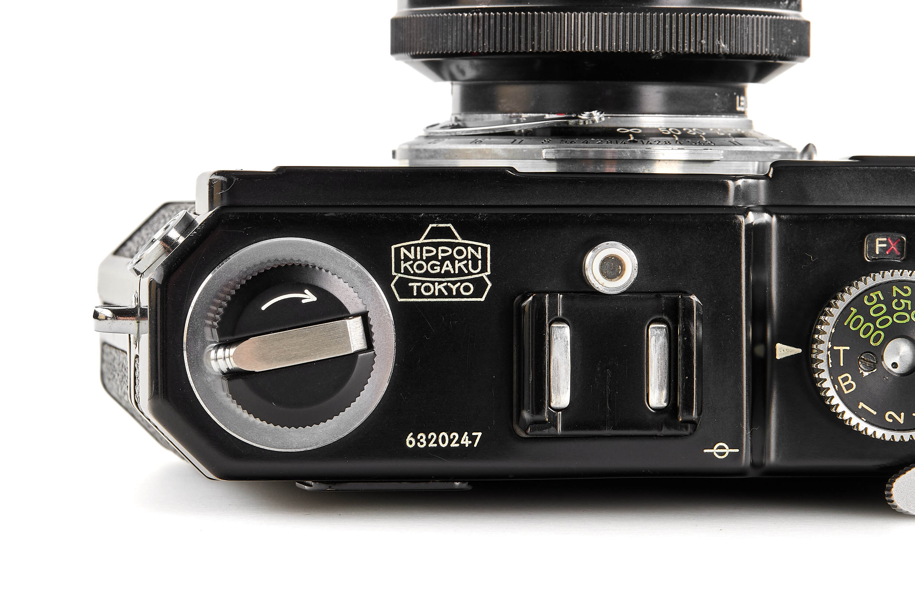 Nikon S3 black paint 'Olympic' outfit with 1.4/50mm *