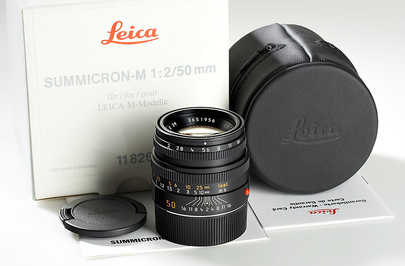 Summicron-M  2/50mm 11826 black