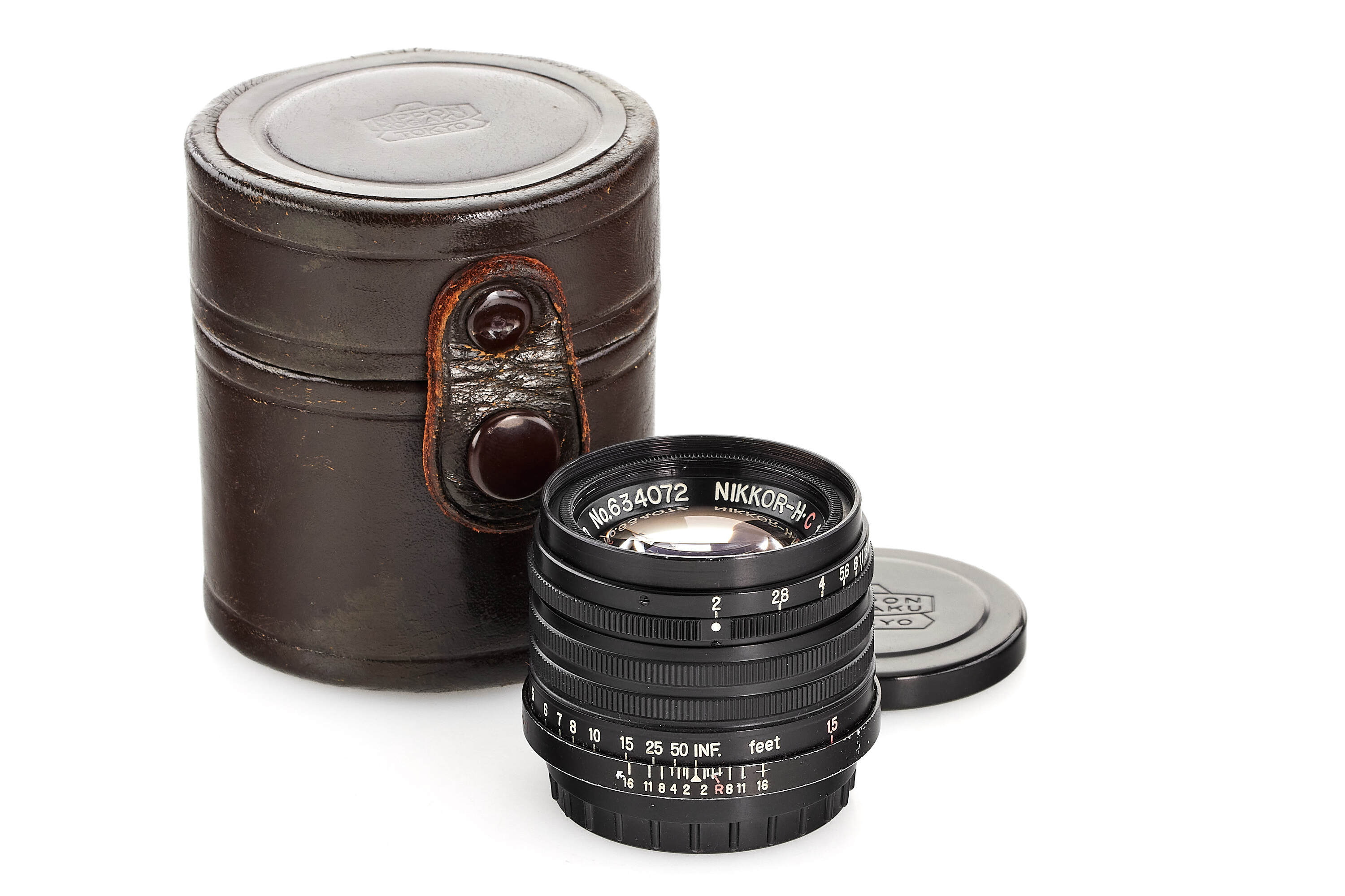 Nippon Kogaku Japan f. Leica M39 Nikkor 2/5cm all-black *