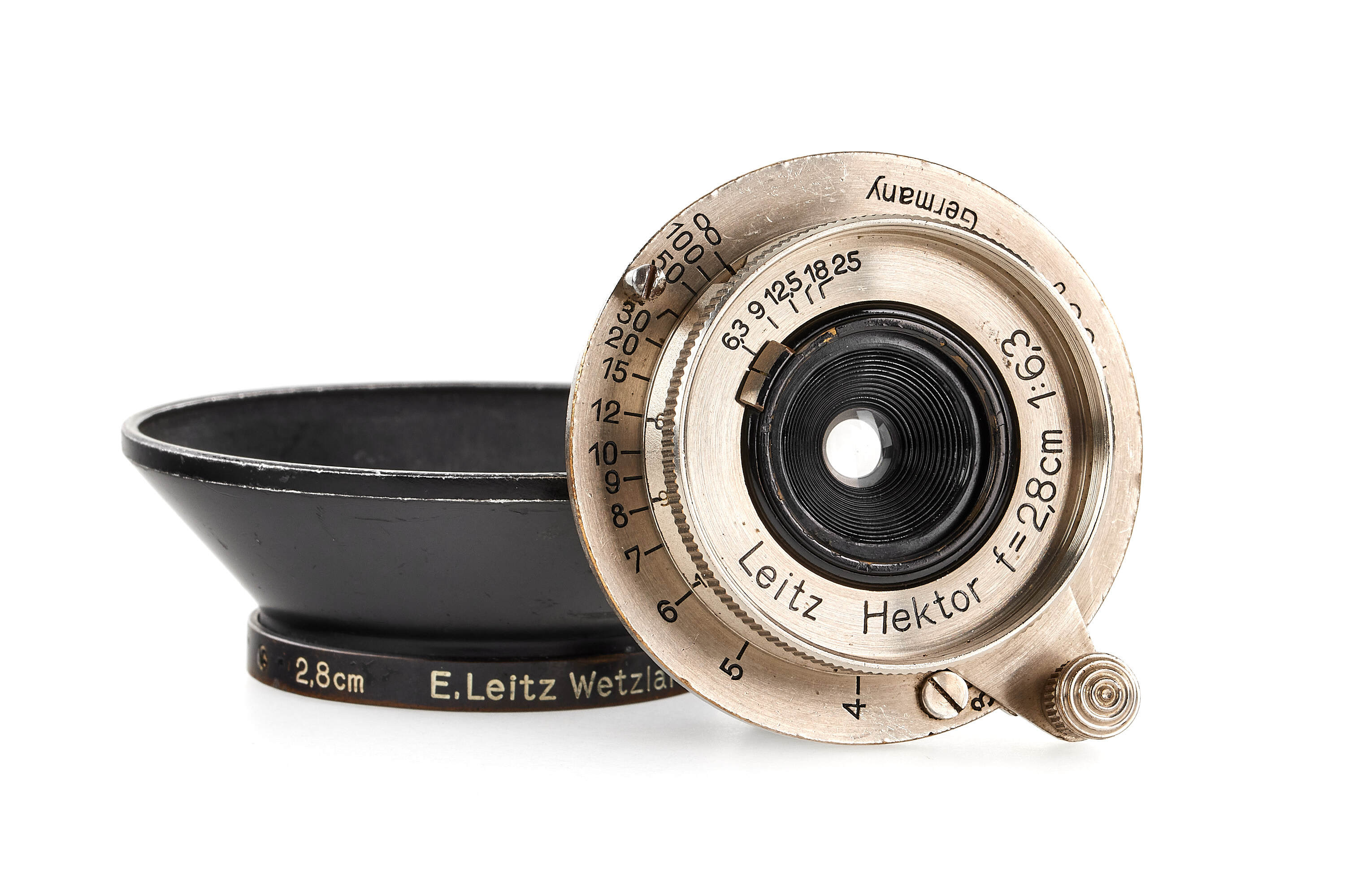 Hektor 6.3/2.8cm HOOPY nickel *