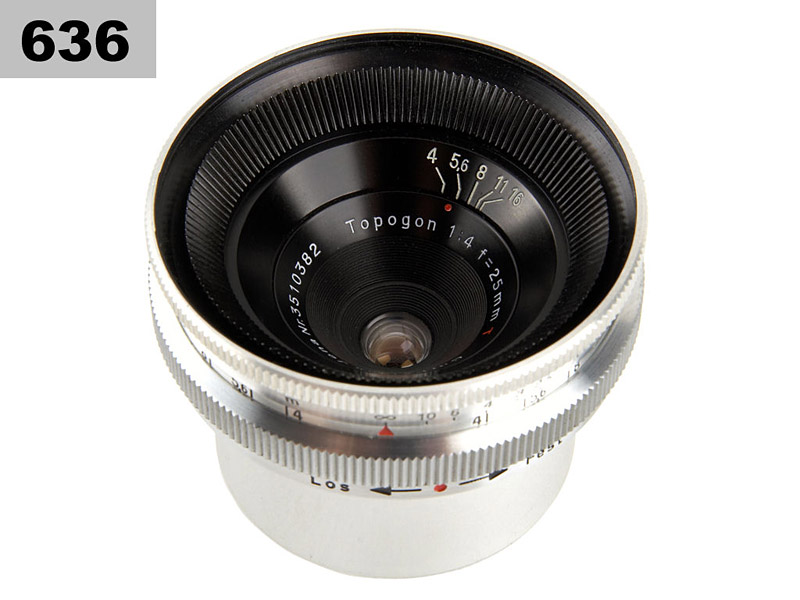 Carl Zeiss Jena  Topogon 4/25mm T