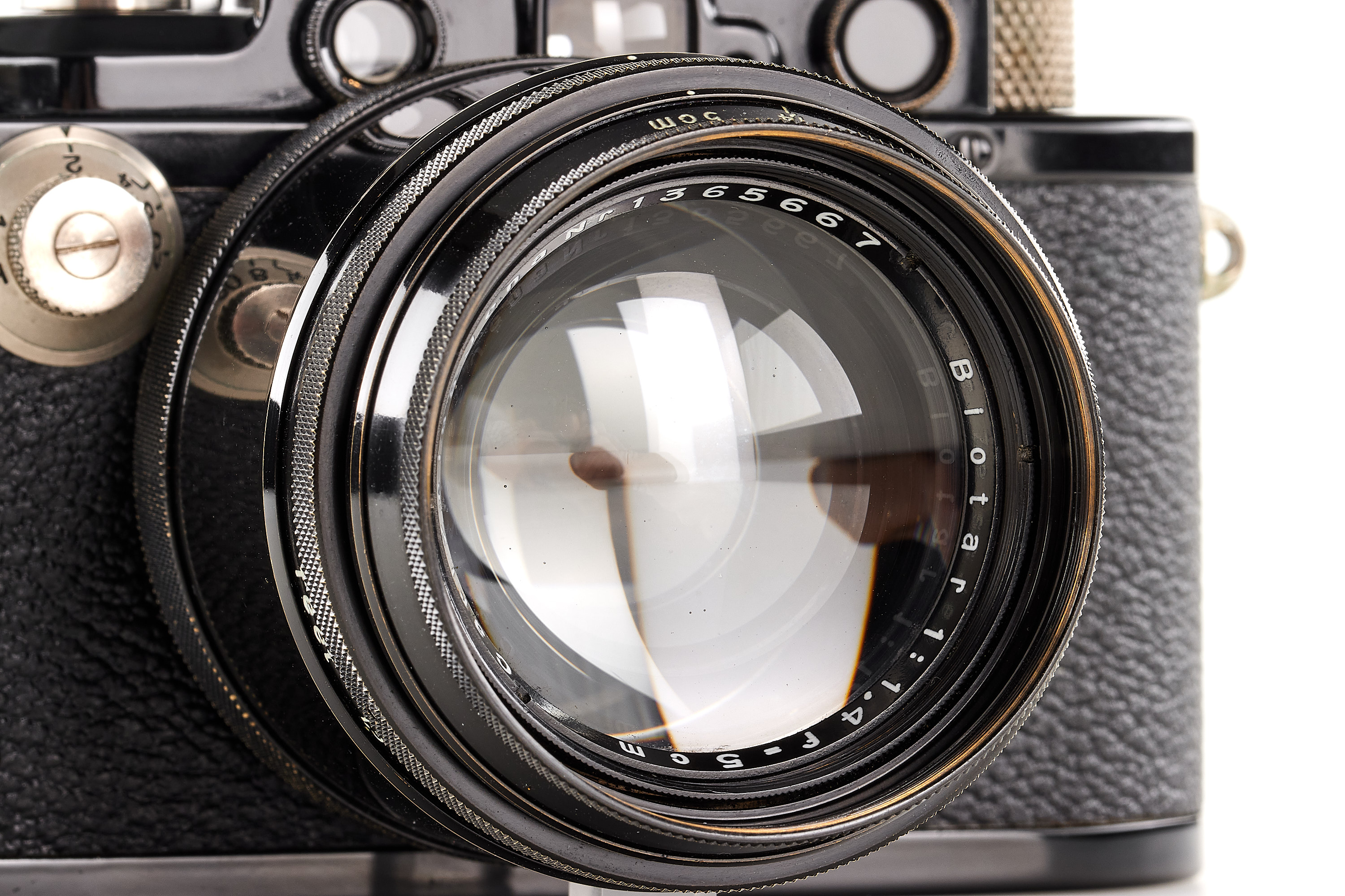 Leica III Mod. F black/nickel with Biotar 1.4/5cm