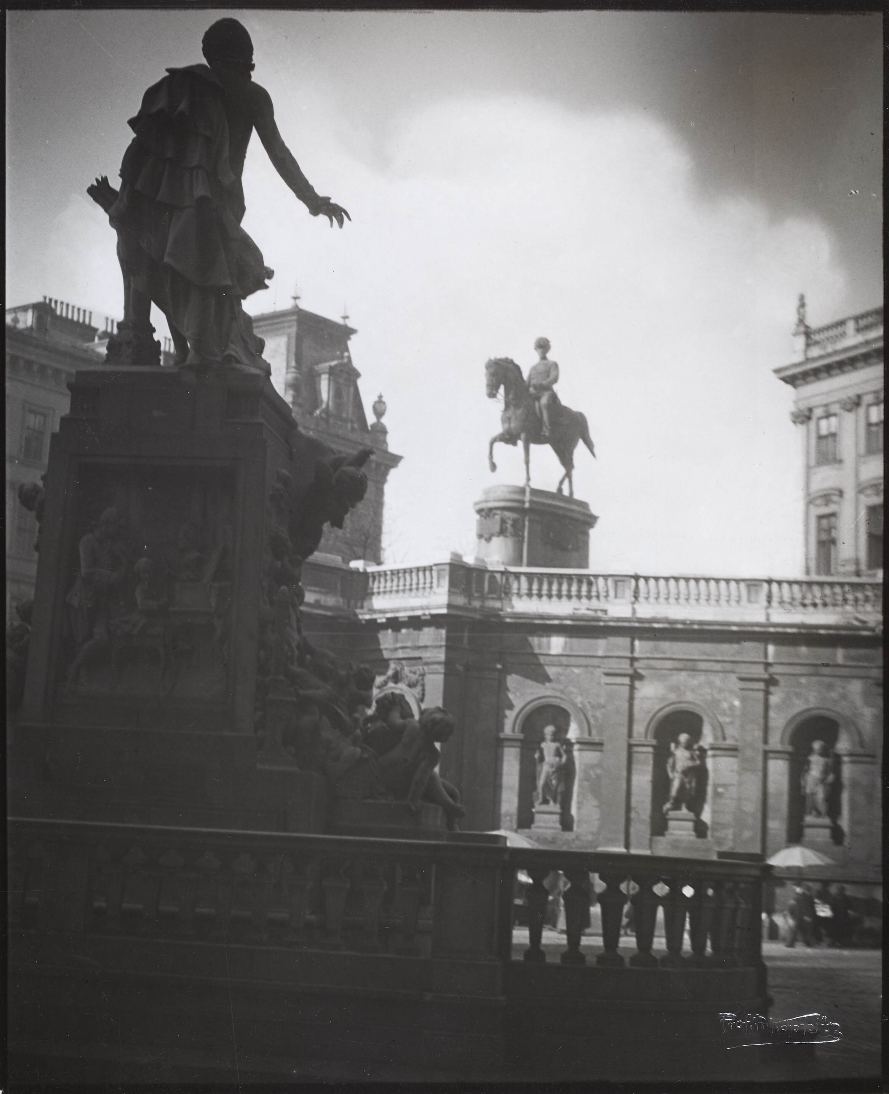 RUDOLF KOPPITZ (1884–1936) - Albertina, Vienna 1926