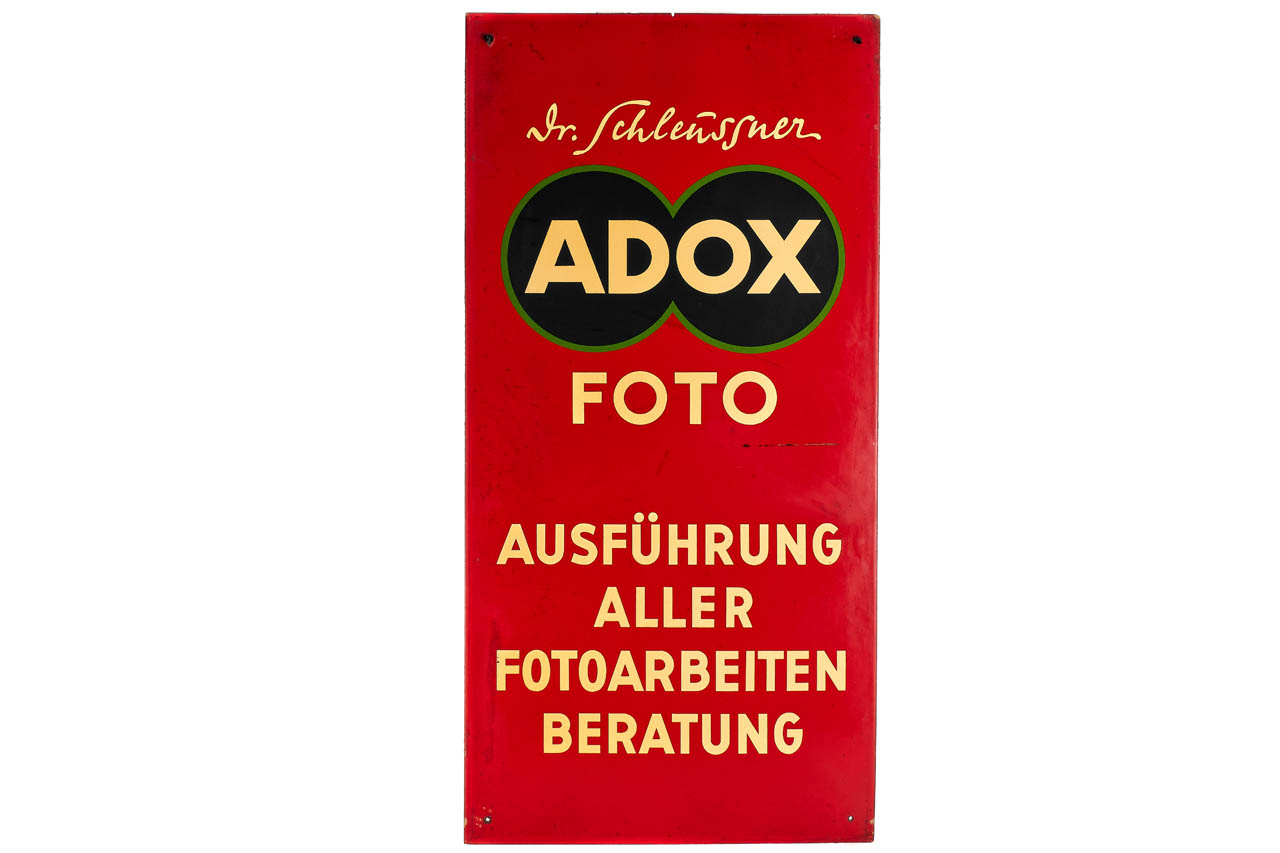 Adox Advertising Sign Adox Advertising Sign