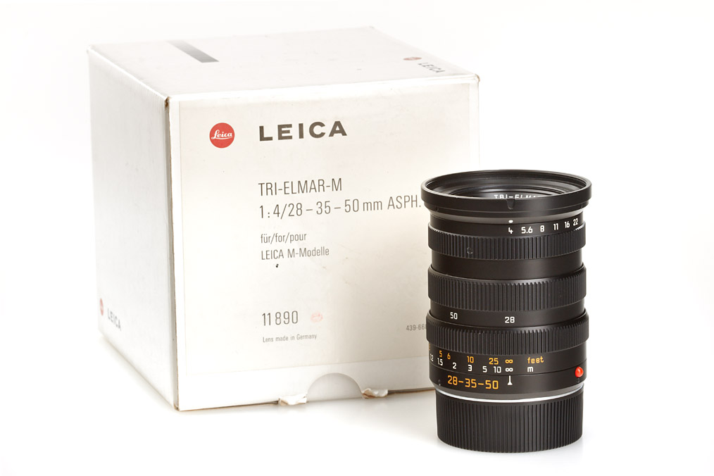 Tri-Elmar-M  4/28-35-50mm Black 11890