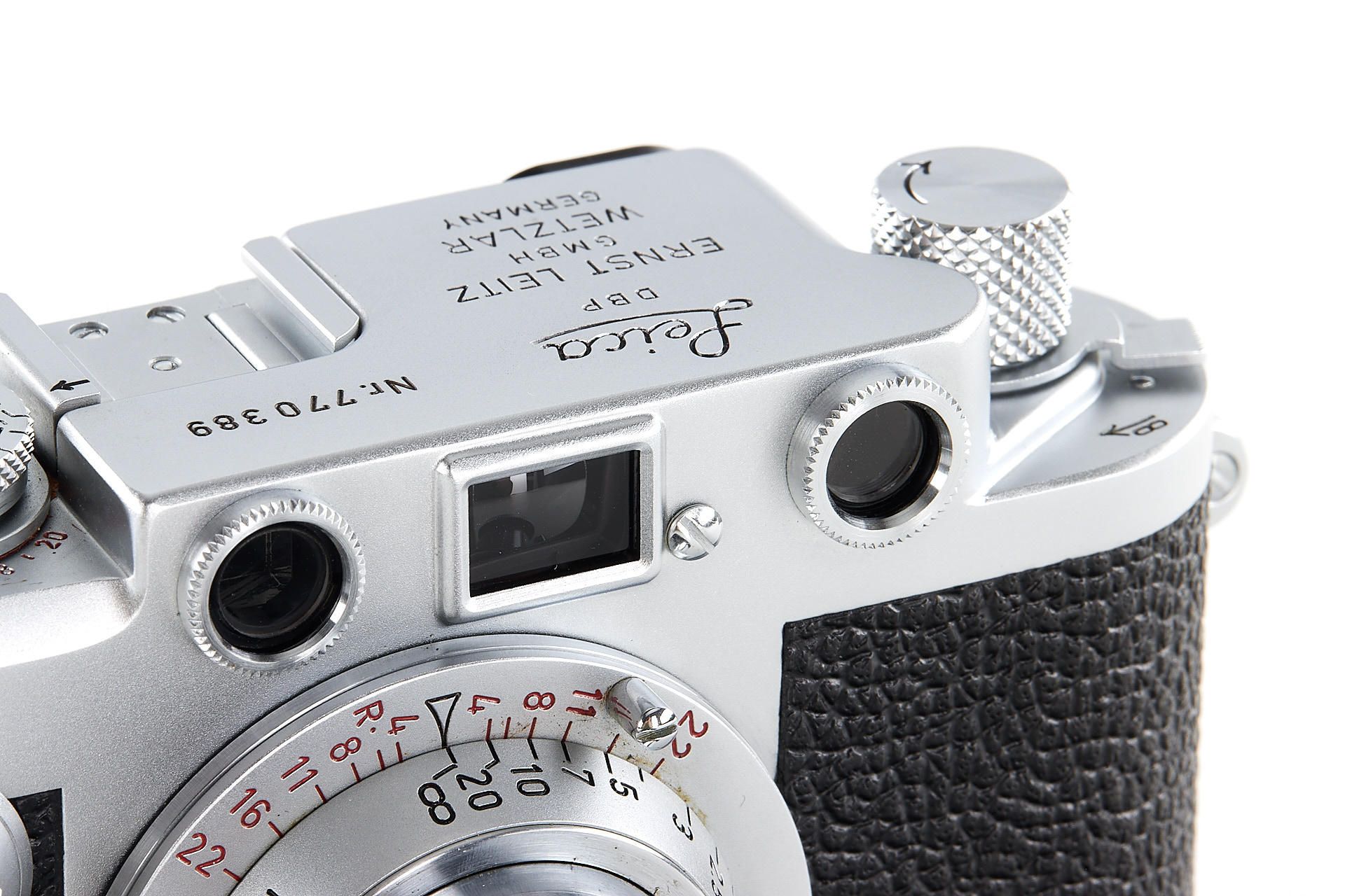 Lot 24 - A Leica IIIf Delay Red Dial Rangefinder 35mm
