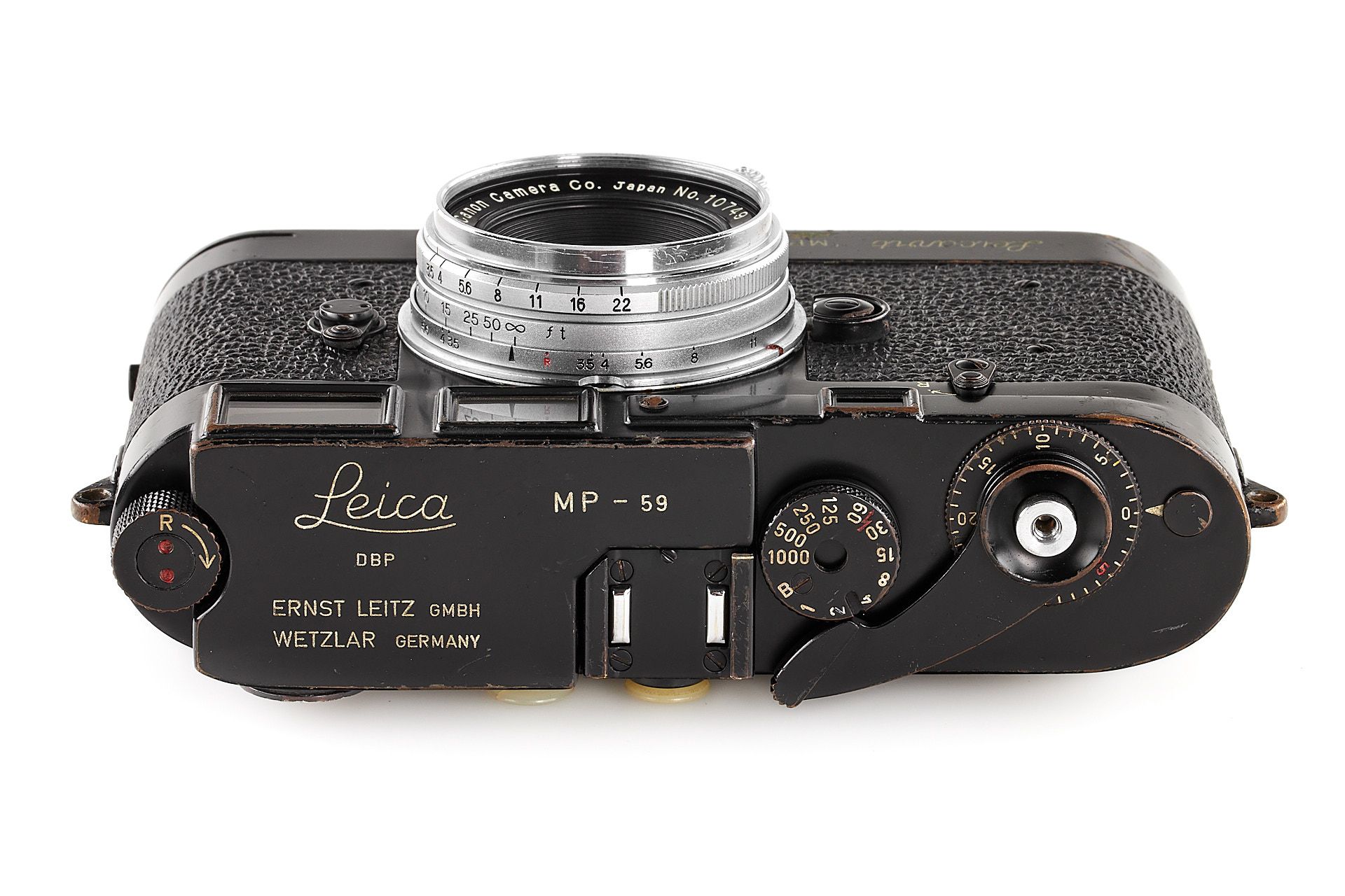 Leica MP black paint no.59 'Yul Brynner' * A00246