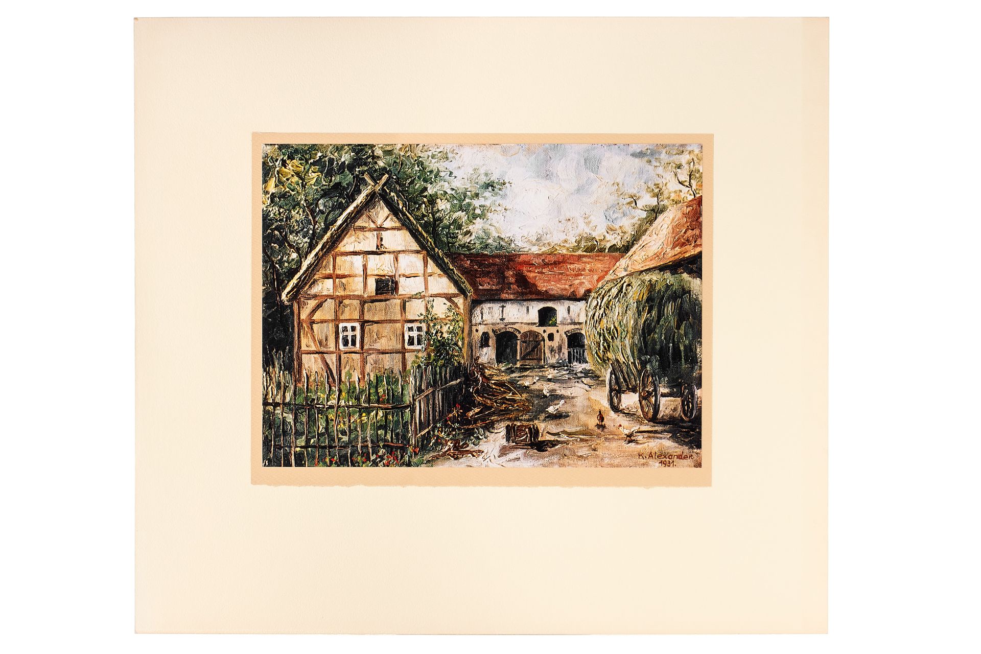 Ernst Leitz I and II, O. Barnack Paintings and Portrait * | A01905